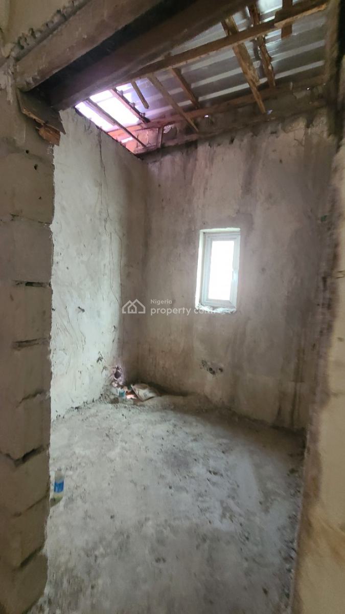 Carcass 4 Bedroom Semidetached with Bq, Nike Art Gallery Way, Lekki Phase 1, Lekki, Lagos, Semi-detached Duplex for Sale
