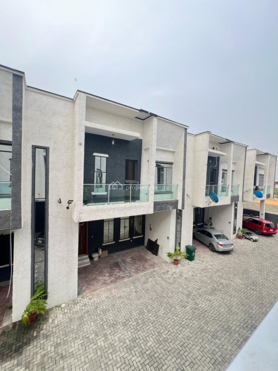 Contemporary 4 Bedroom Terrace Duplex with Bq Within an Estate, Ikota, Lekki, Lagos, Terraced Duplex for Sale