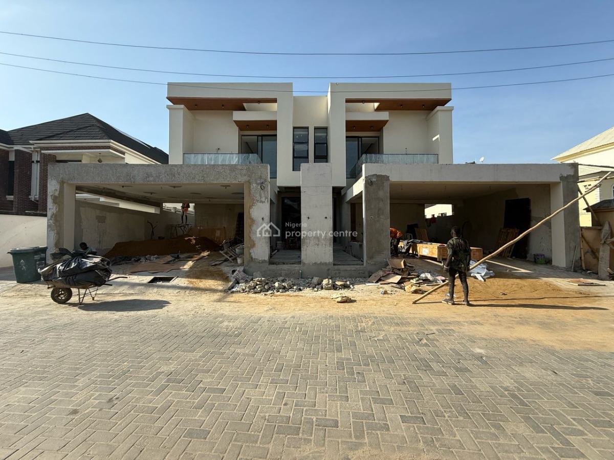 4-bedroom Semi-detached Duplex with Bq, Pool & Solar Inverter, Ocean Breeze Estate, Ologolo, Lekki, Lagos, Semi-detached Duplex for Sale