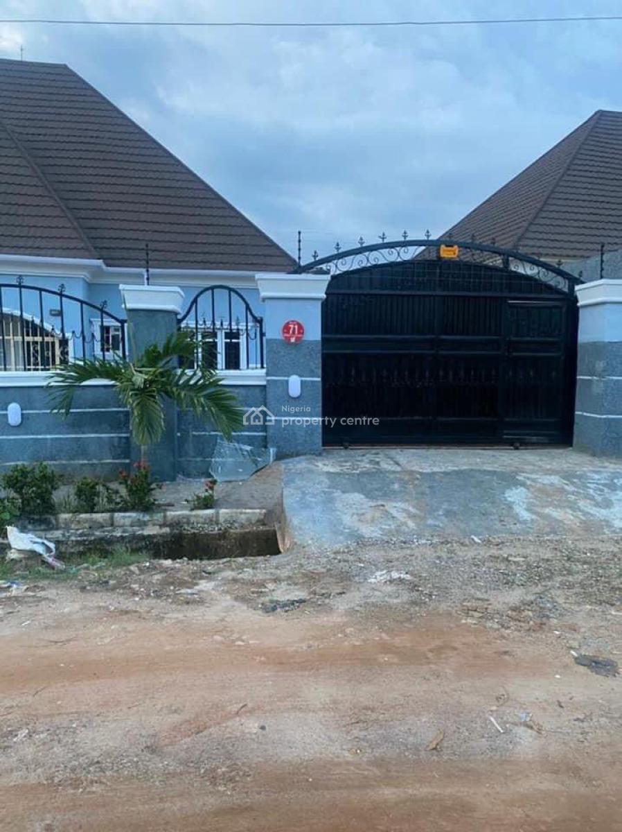 Nice 3 Bedroom Bungalow with 2 Rooms Bq Available, Pengassan Estate, Lokogoma District, Abuja, Detached Bungalow for Sale