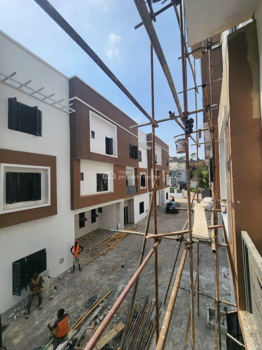 Beautiful Terrace Duplex with Basement & Corner Piece Advantage, Guzape District, Abuja, Terraced Duplex for Sale