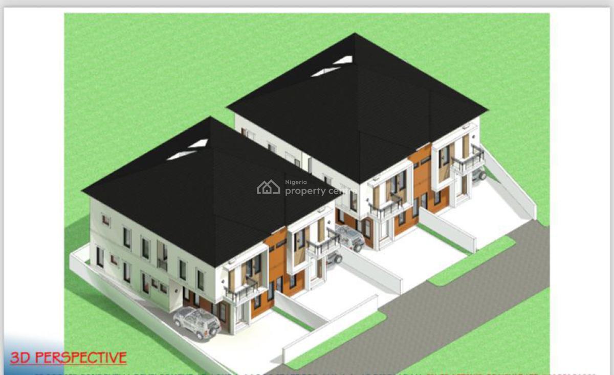 Ongoing Construction of 4 Bedroom Semi Detached Duplex, Aguda, Surulere, Lagos, Semi-detached Duplex for Sale
