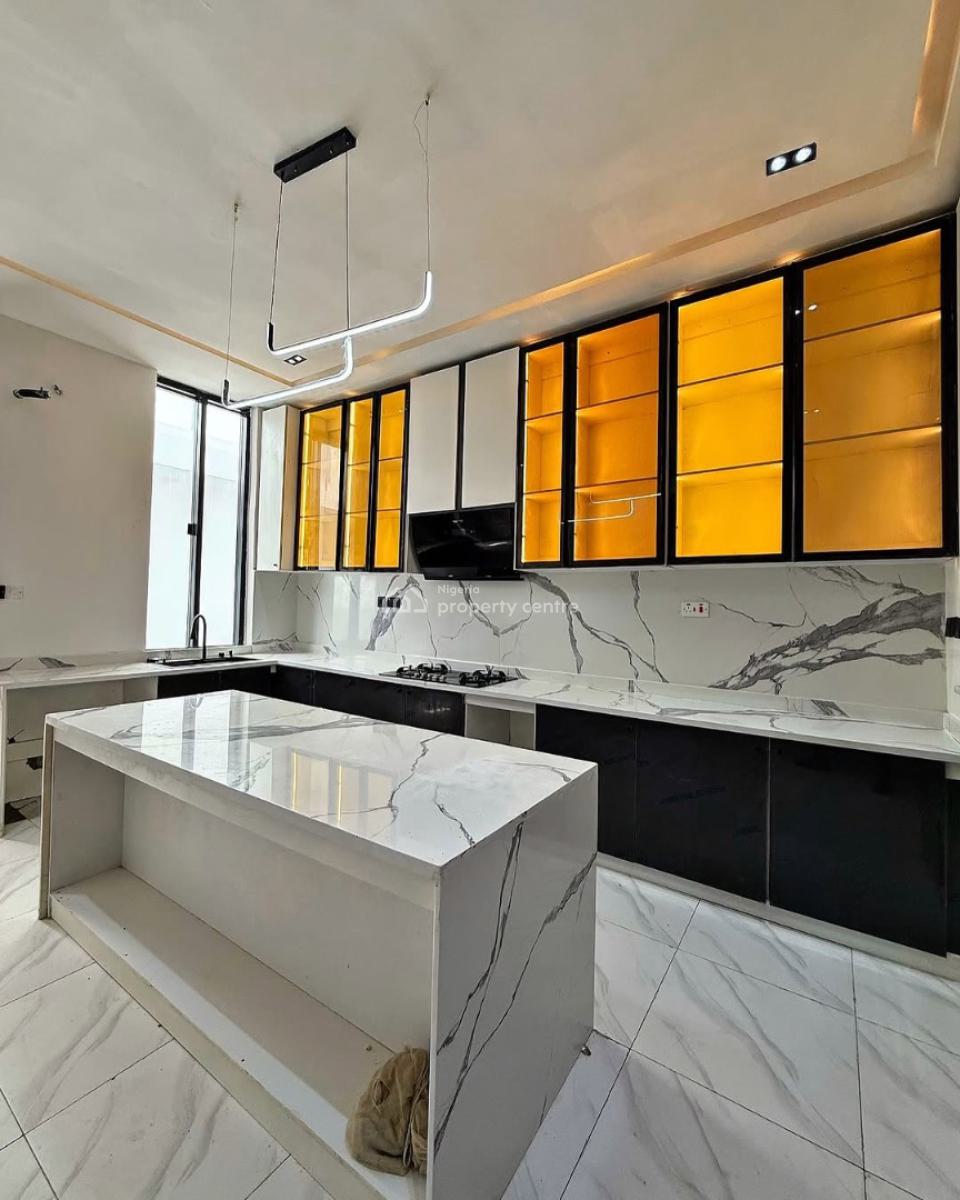 Contemporary 5 Bedroom Detached Duplex with Bq, Chevron, Lekki, Lagos, Detached Duplex for Sale