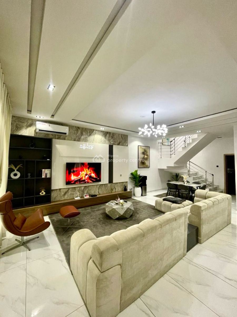Luxury Serene 3 Bedroom Apartment with Private Cinema, Ikate, Lekki, Lagos, Flat / Apartment Short Let