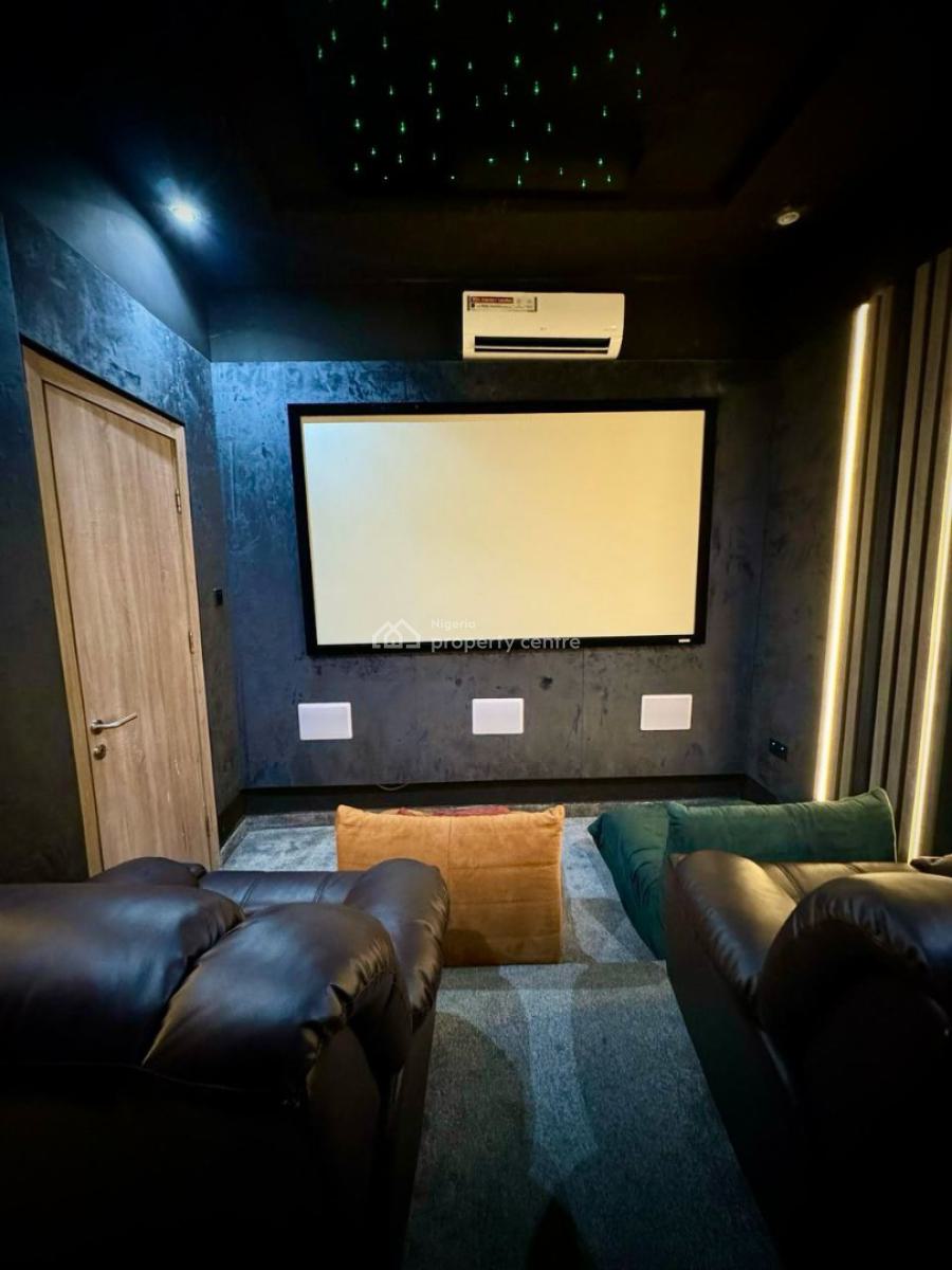 Luxury Serene 3 Bedroom Apartment with Private Cinema, Ikate, Lekki, Lagos, Flat / Apartment Short Let