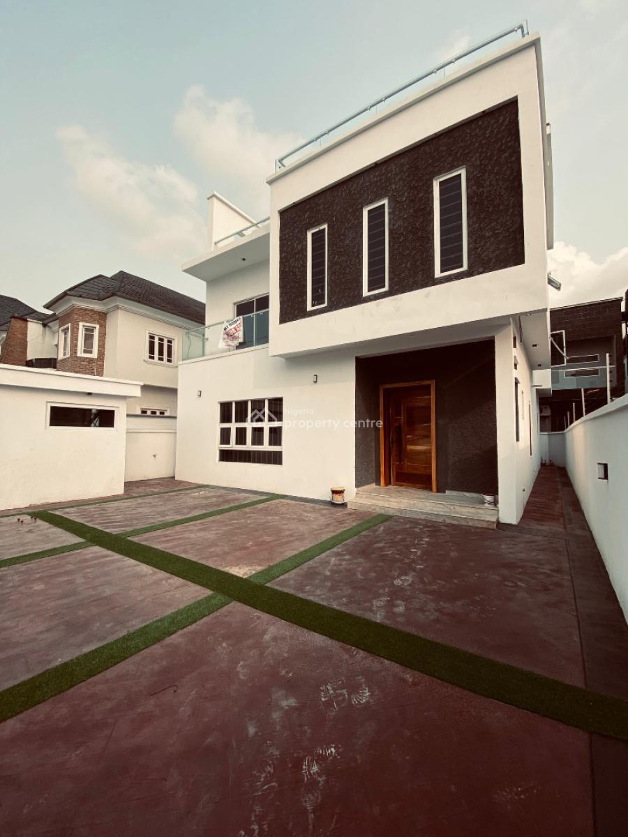 5 Bedroom Fully Detached Duplex with Bq, Cinema & Fitted Kitchen, Oral Estate, Lekki, Lagos, Detached Duplex for Sale