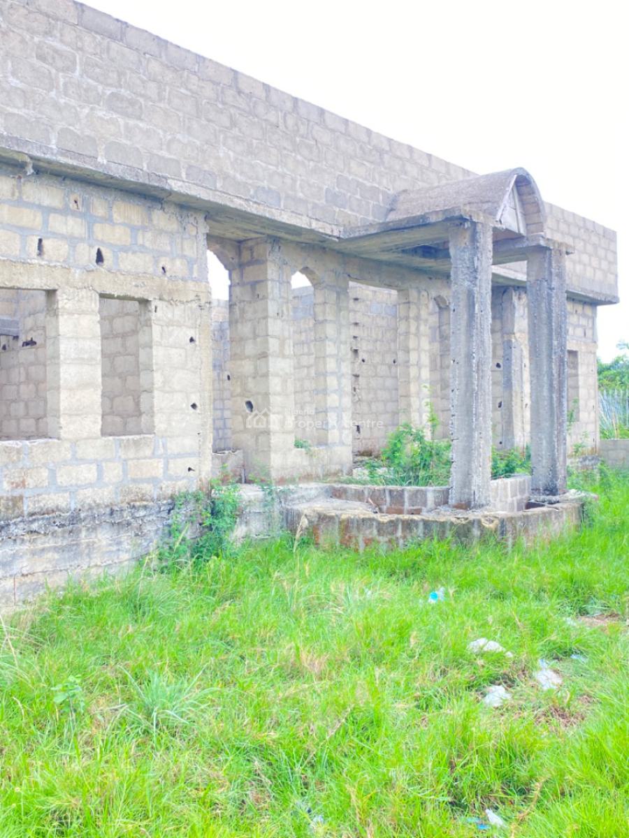 Uncompleted 4bedroom Bungalow on 325sqm Cornerpiece Land, Royal Palm Estate, Badore, Ajah, Lagos, Detached Bungalow for Sale