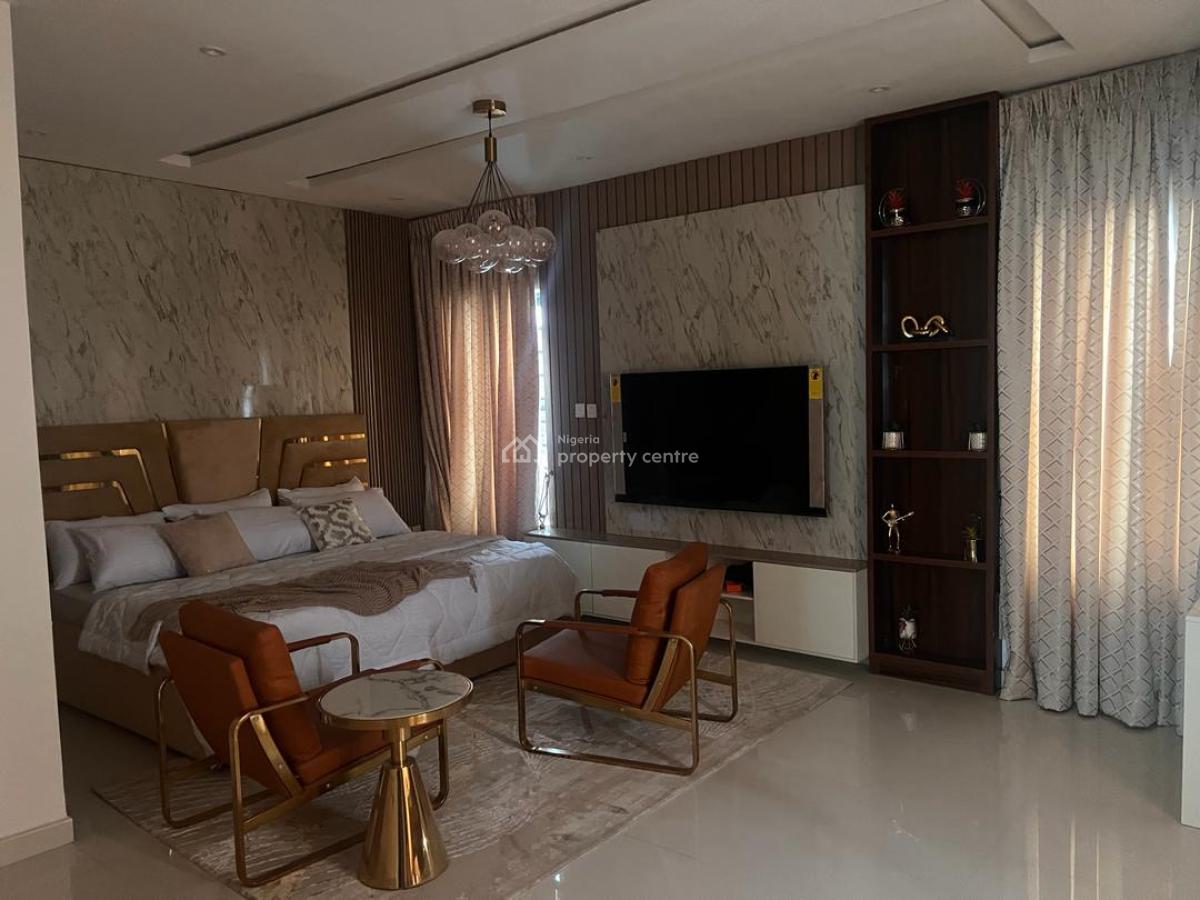 Furnished 4 Bedroom with a Bq with a Swimming Pool, Ado Road, Ajah, Lagos, Detached Duplex for Rent