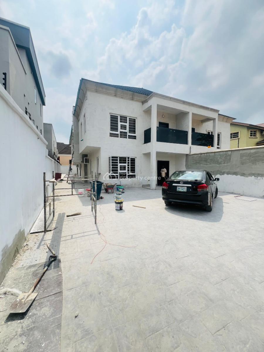 Screaming Luxury 5 Bedroom Semi Detached Home Plus Bq, 5-bedroom Semi-detached Home with Bq in The Coveted Haven Estate, Gra Phase 1, Magodo, Lagos, Semi-detached Duplex for Sale