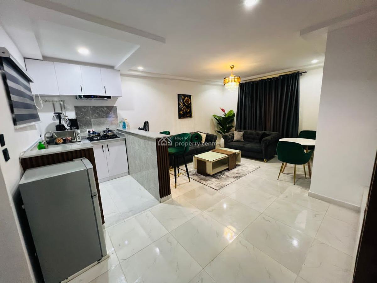 Beautifully Fully Furnished 1 Bedroom and Parlor, Cyberville Estate, Ikate, Lekki, Lagos, Mini Flat (room and Parlour) for Rent