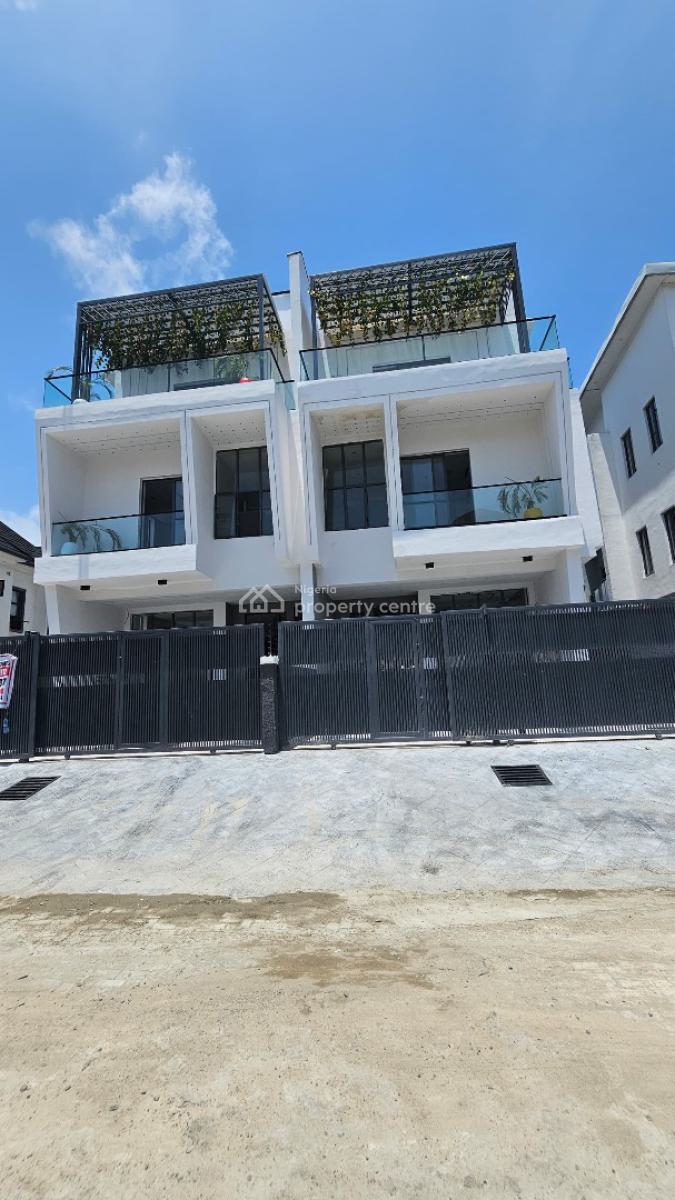 Luxury Smart Home 4 Bedroom Semi-detached Duplex with Swimming Pool, Ikota, Lekki, Lagos, Semi-detached Duplex for Sale
