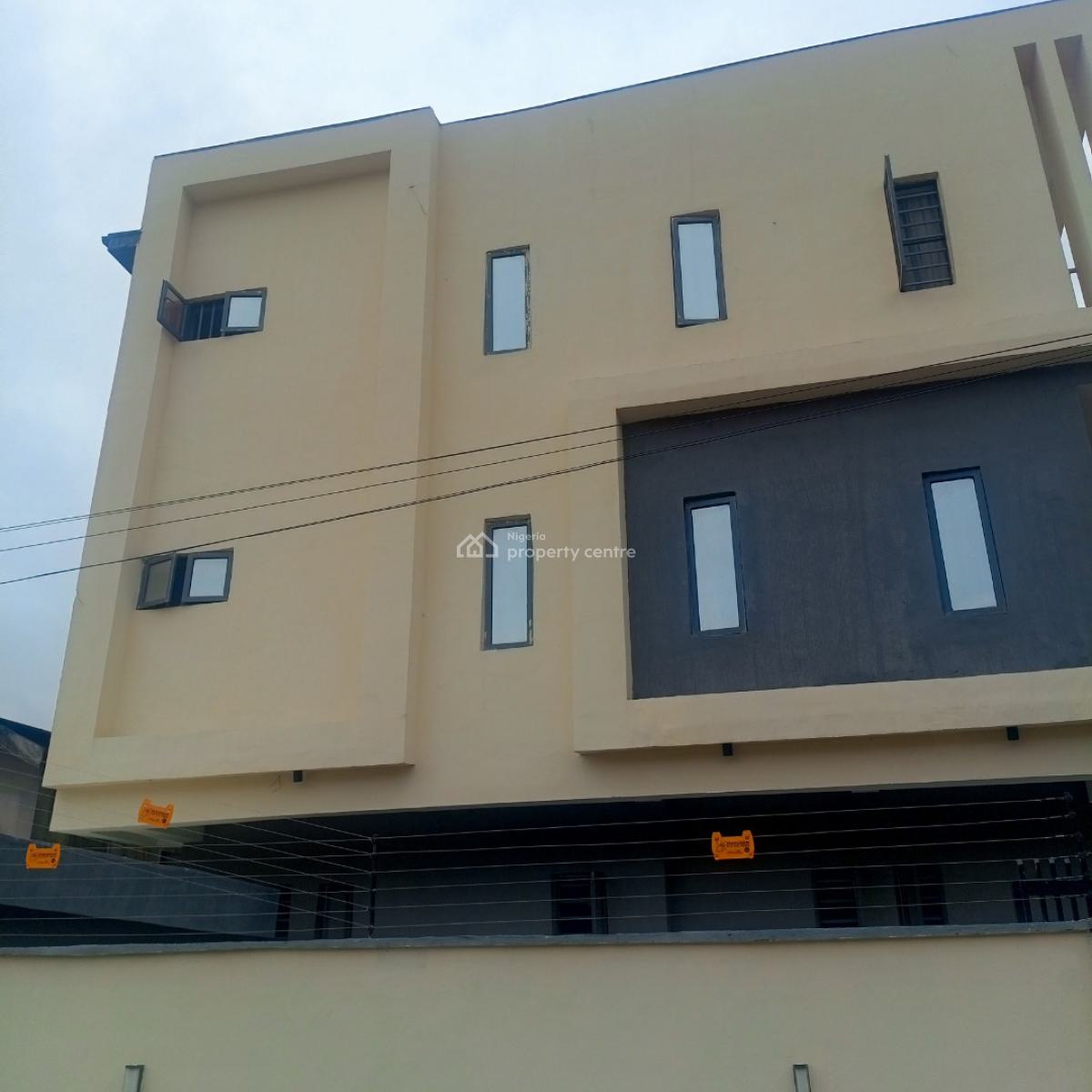 Newly Built and Well Finished 3bedroom Flat Upstairs, Off Lawanson Road Surulere Lagos, Lawanson, Surulere, Lagos, Flat / Apartment for Rent