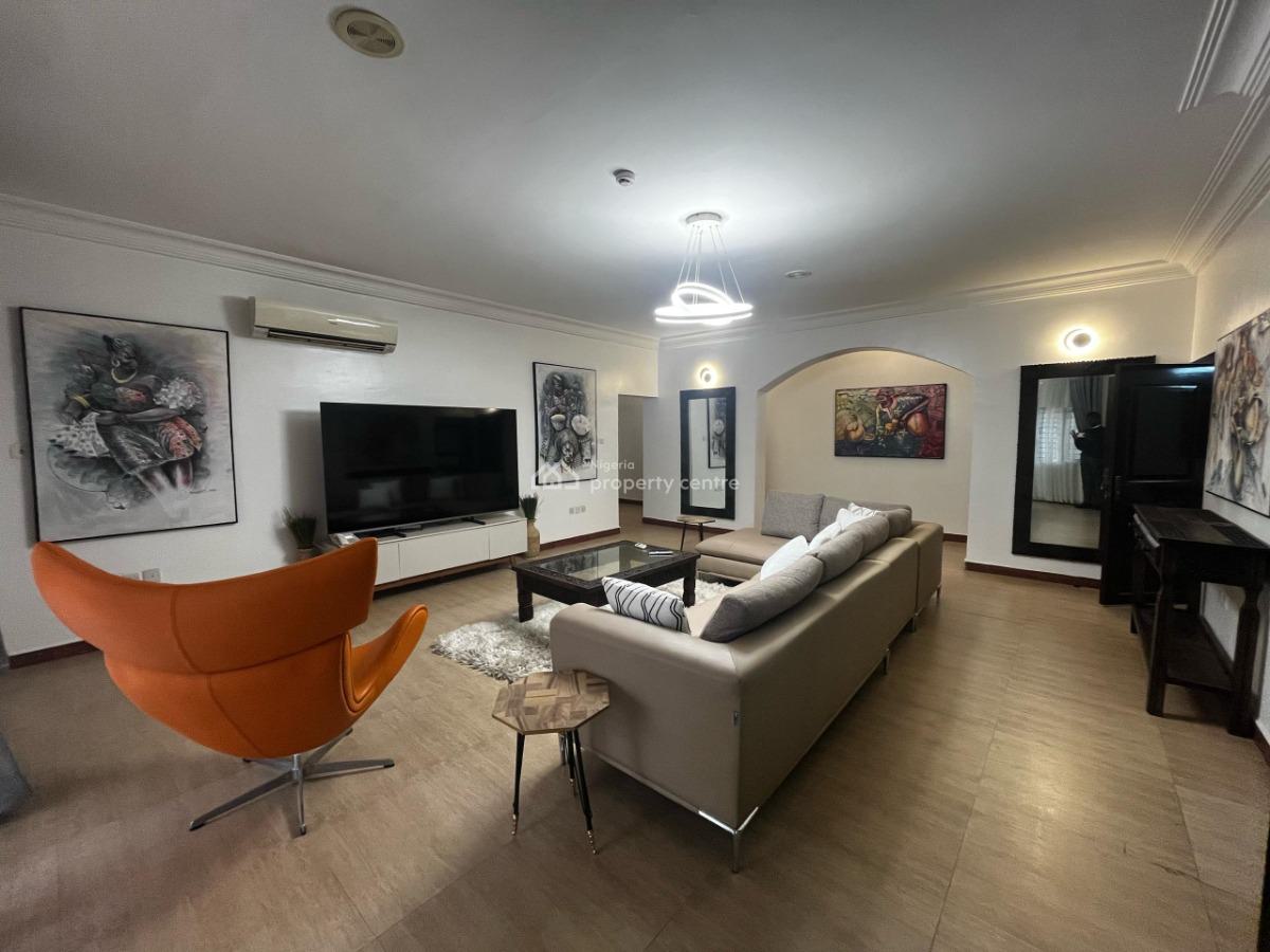 Furnished and Serviced 3 Bedroom Apartment with Bq at Maitama, Maitama District, Abuja, Flat / Apartment for Rent
