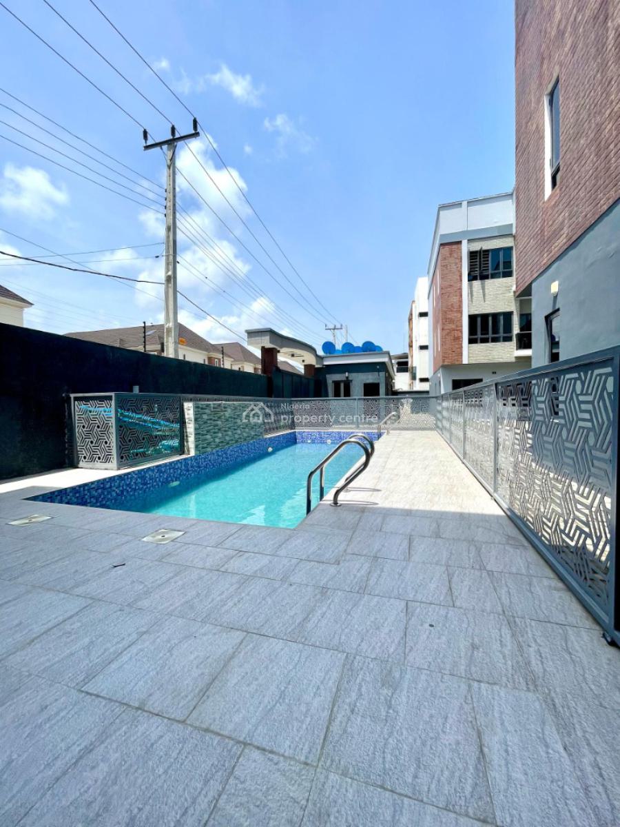 Absolutely Decent 4 Bedroom Terrace Duplex with Gym, Swimming Pool and Bq, Ikate, Lekki, Lagos, Terraced Duplex for Sale