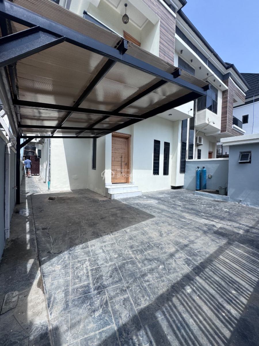 Part Furnished 4 Bedroom Duplex  Semi Detached with Bq Self Compound, Orchid Road Lekki  Before Road About, Lekki, Lagos, Semi-detached Duplex for Rent