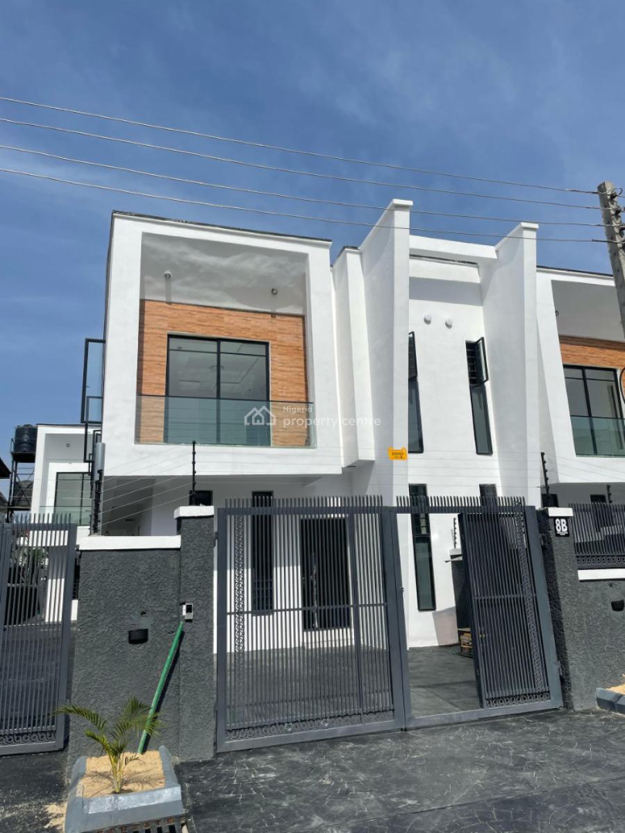 4 Bedroom Semi Detached Duplex, Chevron, Lekki, Lagos, Semi-detached Duplex for Sale