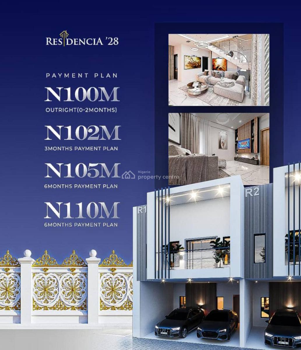Luxury 3bedroom with Bq, Lekki Scheme Ii, Lekki Phase 2, Lekki, Lagos, Terraced Duplex for Sale