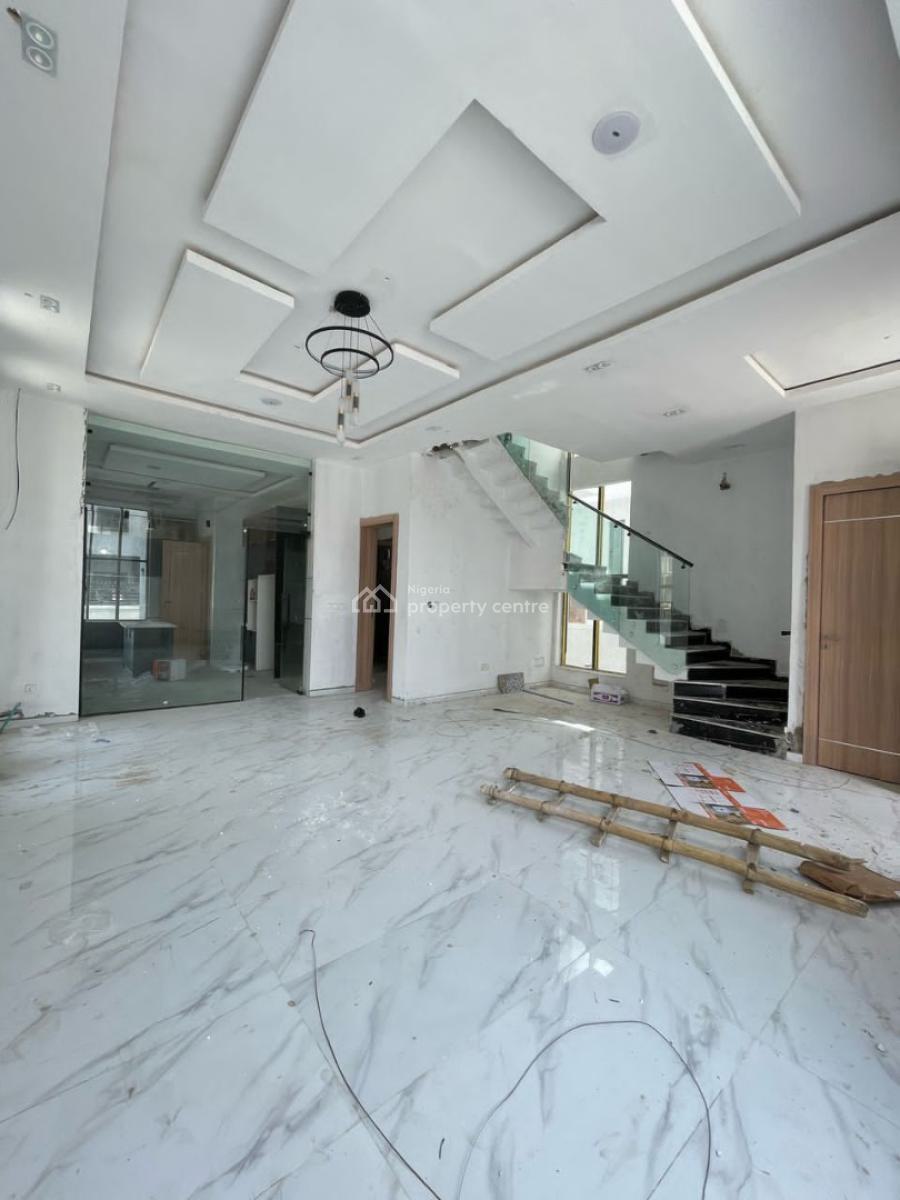 Luxurious Finished 4 Bedroom Fully Detached Duplex with Bq, Chevron, Lekki, Lagos, Detached Duplex for Sale