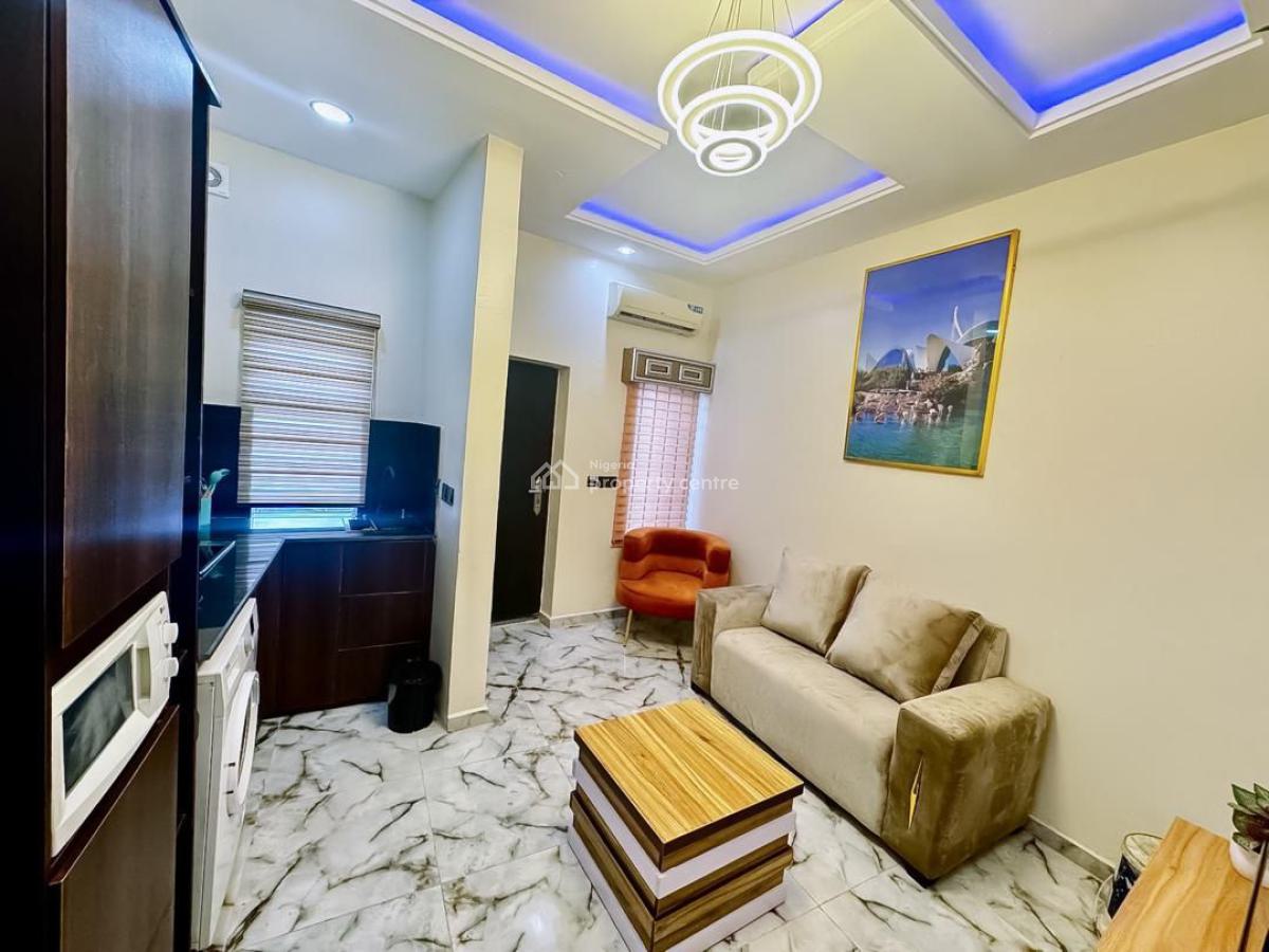 Newly Built 1 Bedroom Apartment, Fully Furnished with Excellent Facilities, No. 4 Gbemisola Close,vintage Estate, Sangotedo, Ajah, Lagos, Mini Flat (room and Parlour) Short Let