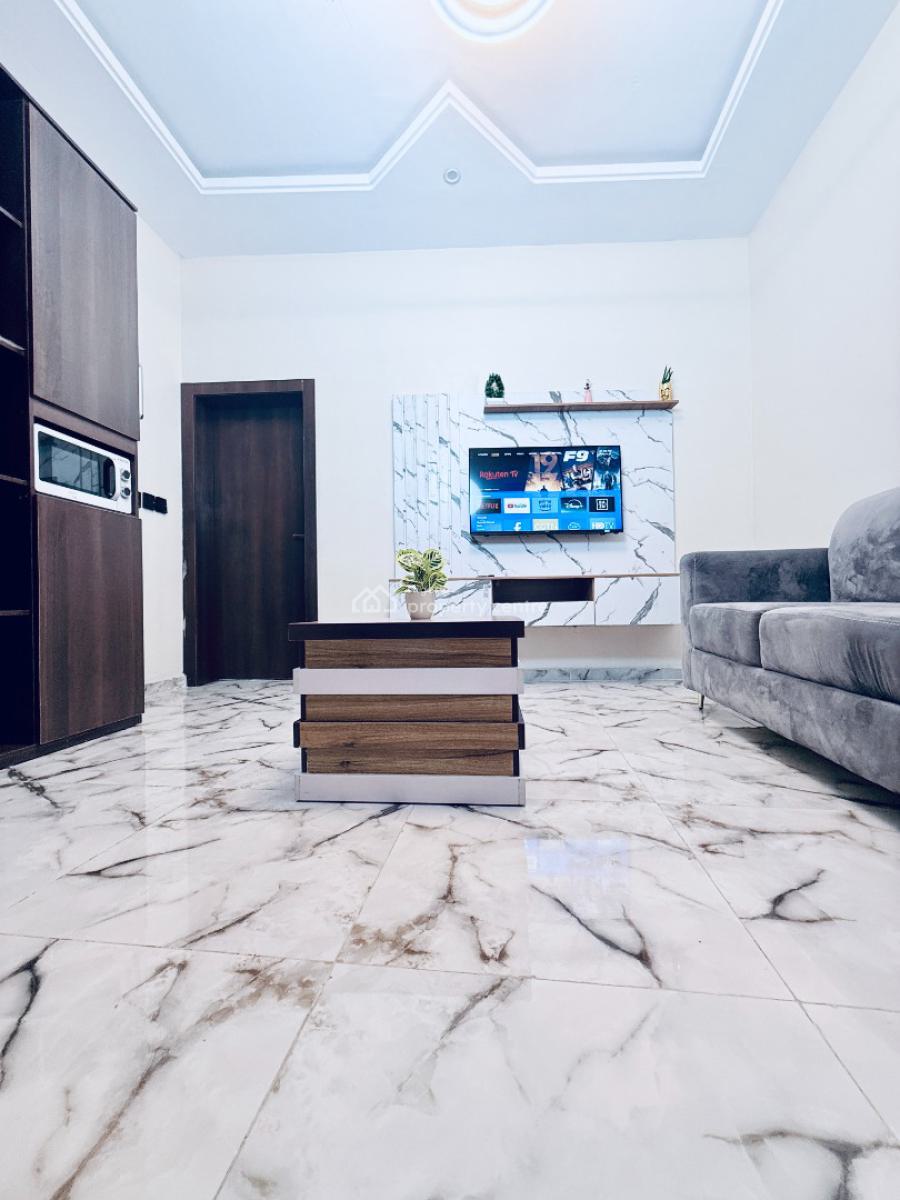 Newly Built 1 Bedroom Apartment, No. 4, Gbemisola Close, Vintage Estate, Sangotedo, Ajah, Lagos, Mini Flat (room and Parlour) Short Let