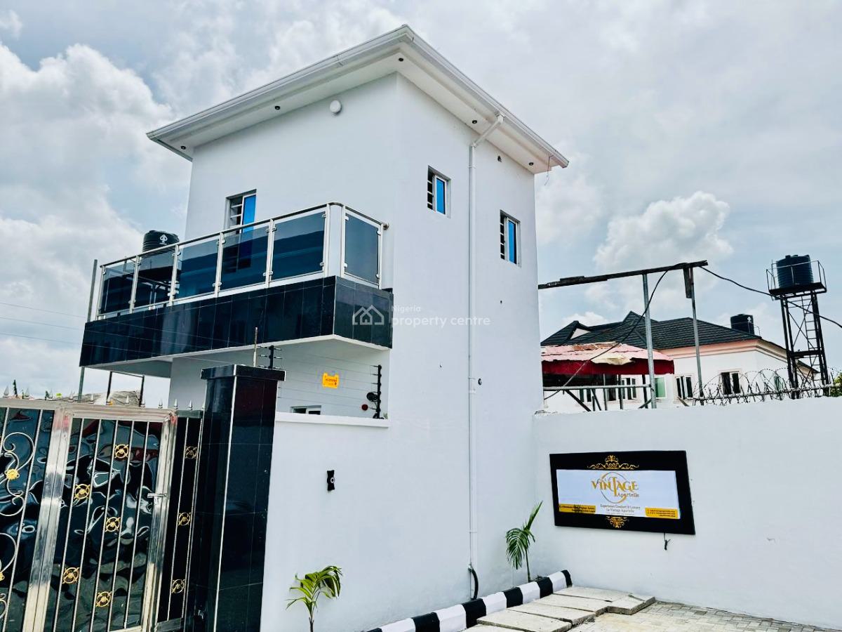 Newly Built 1 Bedroom Apartment, No. 4, Gbemisola Close, Vintage Estate, Sangotedo, Ajah, Lagos, Mini Flat (room and Parlour) Short Let
