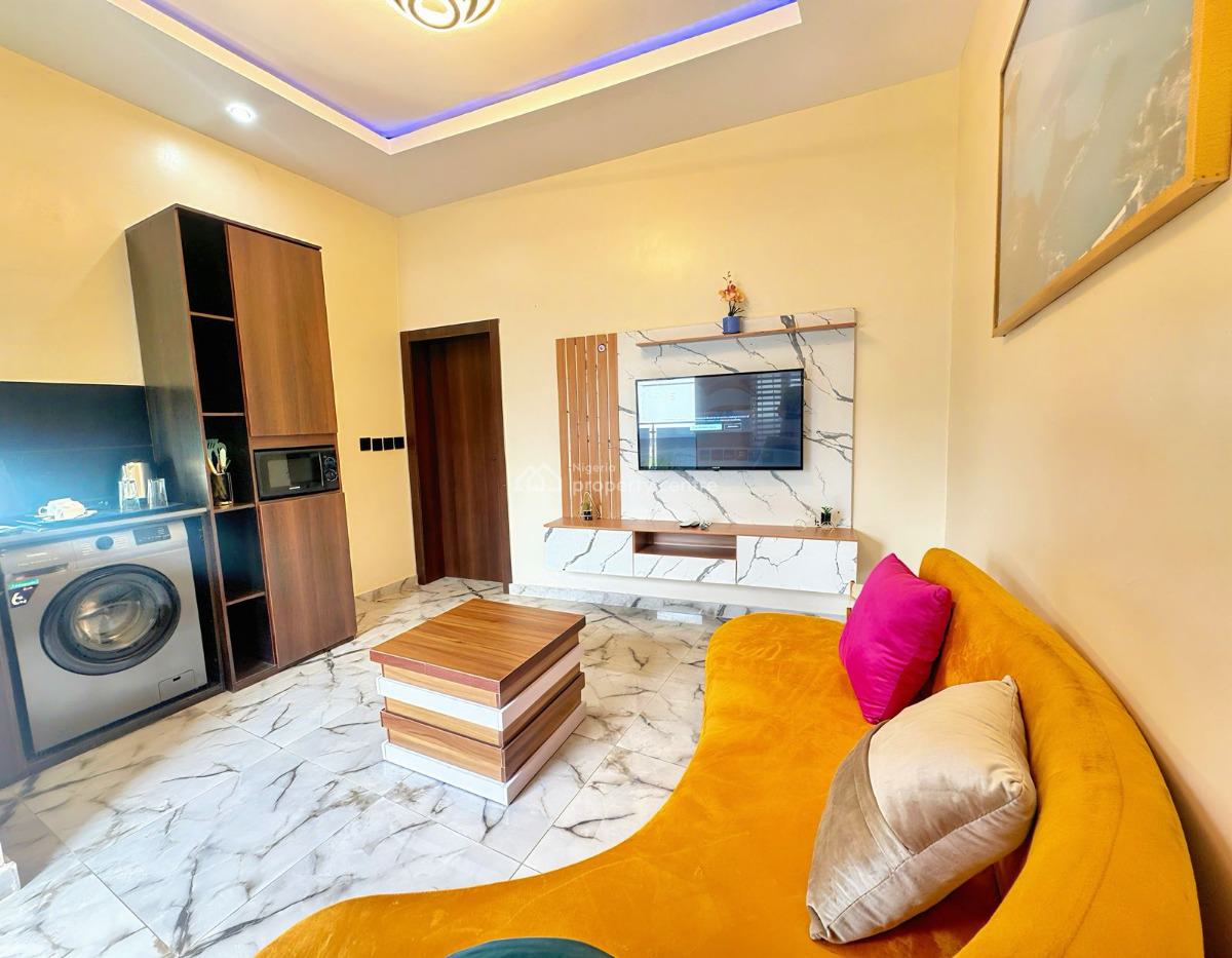 Newly Built 1 Bedroom Apartment, No. 4, Gbemisola Close, Vintage Estate, Sangotedo, Ajah, Lagos, Mini Flat (room and Parlour) Short Let