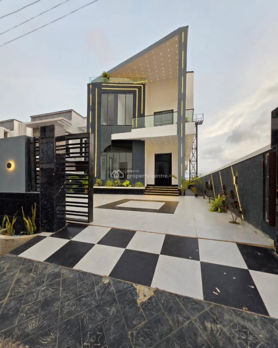 Fully Detached 5 Bedroom Smart Home Duplex with Swimming Pool and Bq, Addo Road, Ajah, Lagos, Detached Duplex for Sale