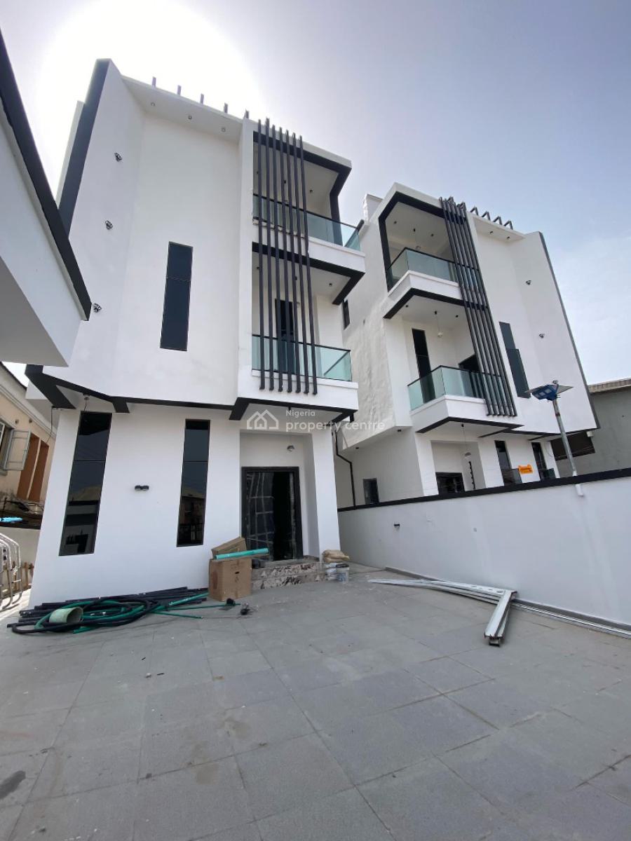 5 Bedroom Fully Detached Duplex with Bq,cinema, Office Space, Elevator, Ikota Villa, Ikota, Lekki, Lagos, Detached Duplex for Sale