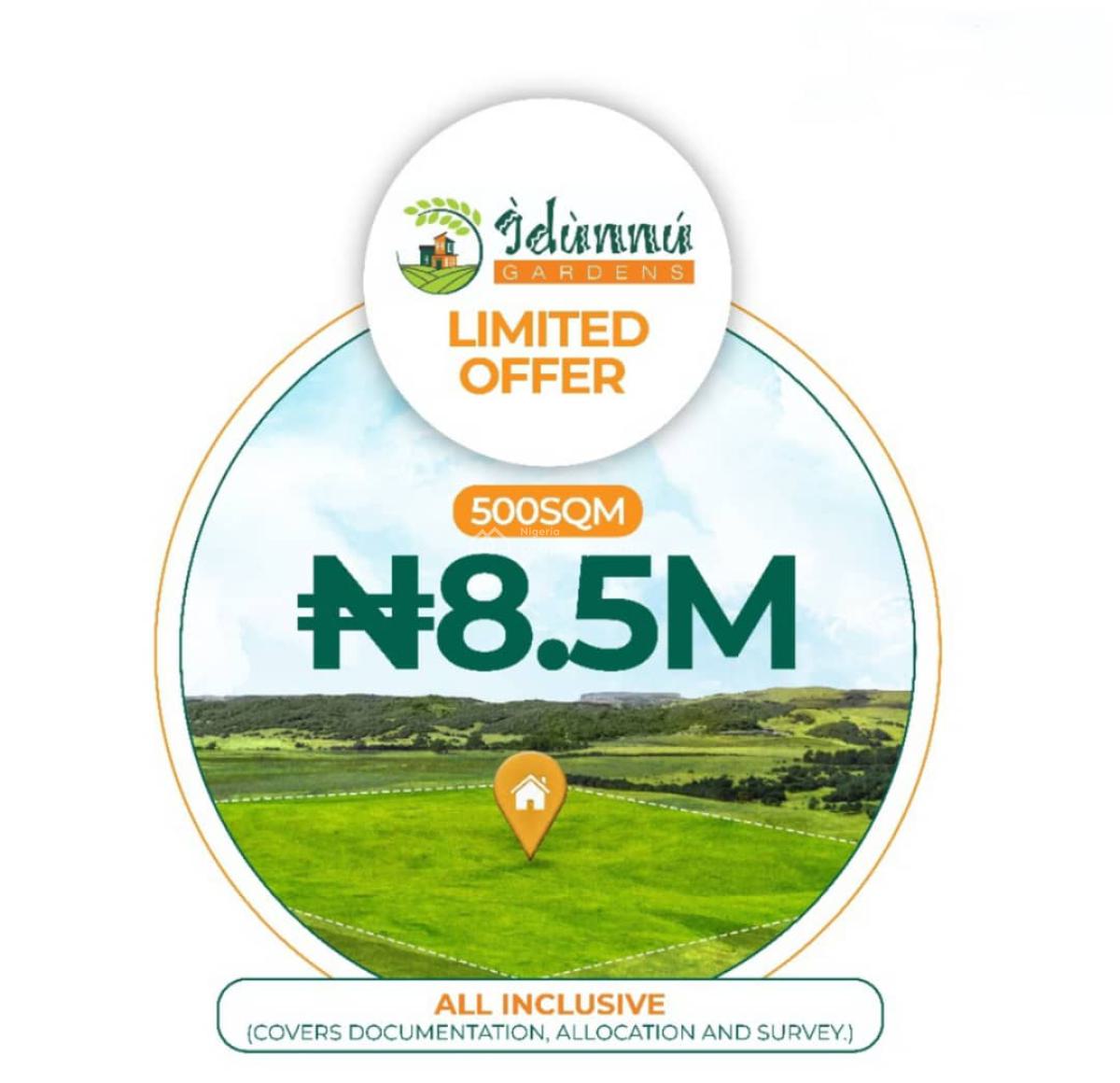 Land with High Returns on Investment Roi in a Serene Location, Idunnu Gardens Very Close to Opic 100% Dry Land with Good Title, Isheri North, Lagos, Mixed-use Land for Sale