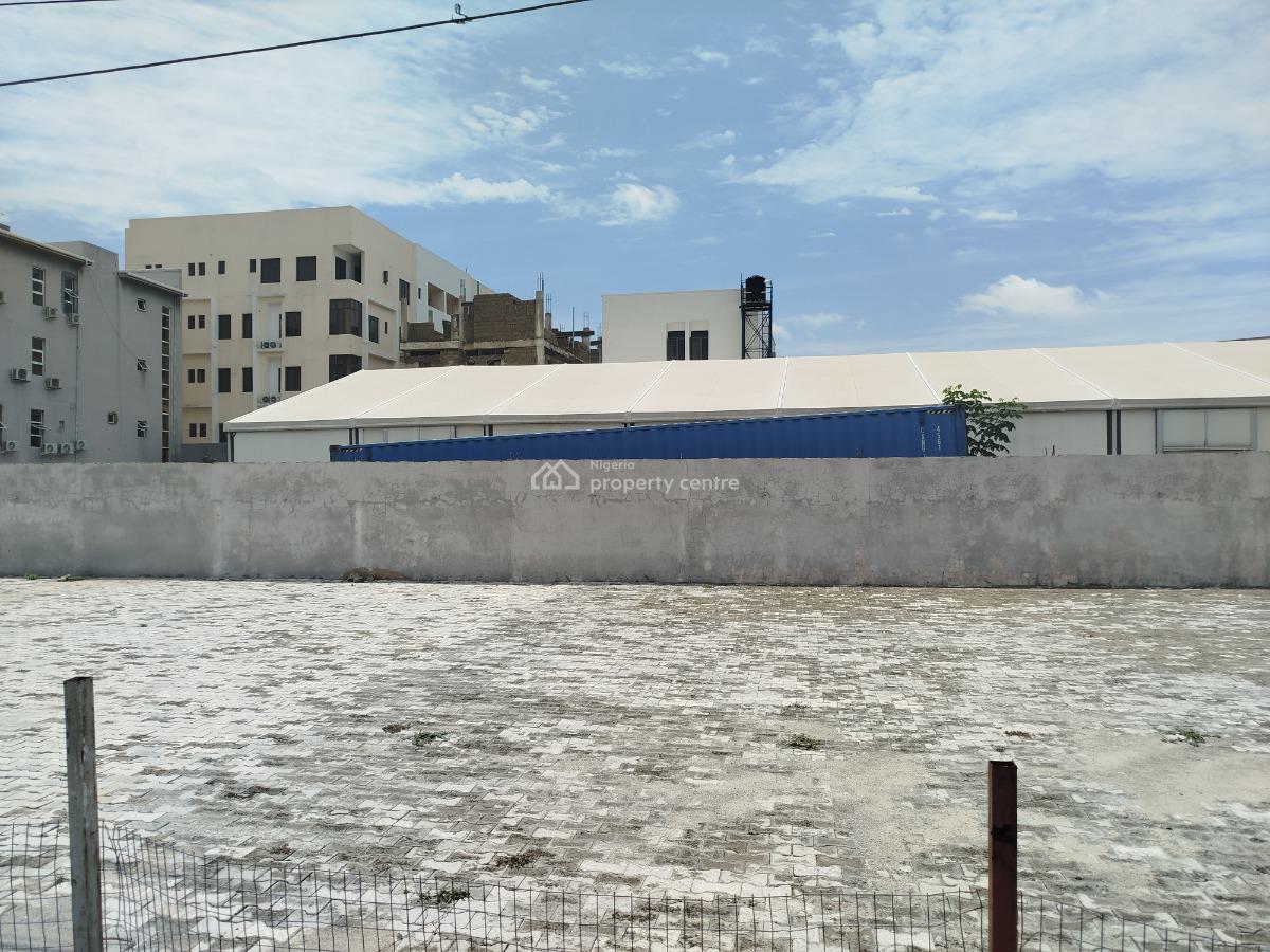 Land Measuring 2,413 Square Meters with Tent, Freedom Way, Lekki Phase 1, Lekki, Lagos, Commercial Land for Rent