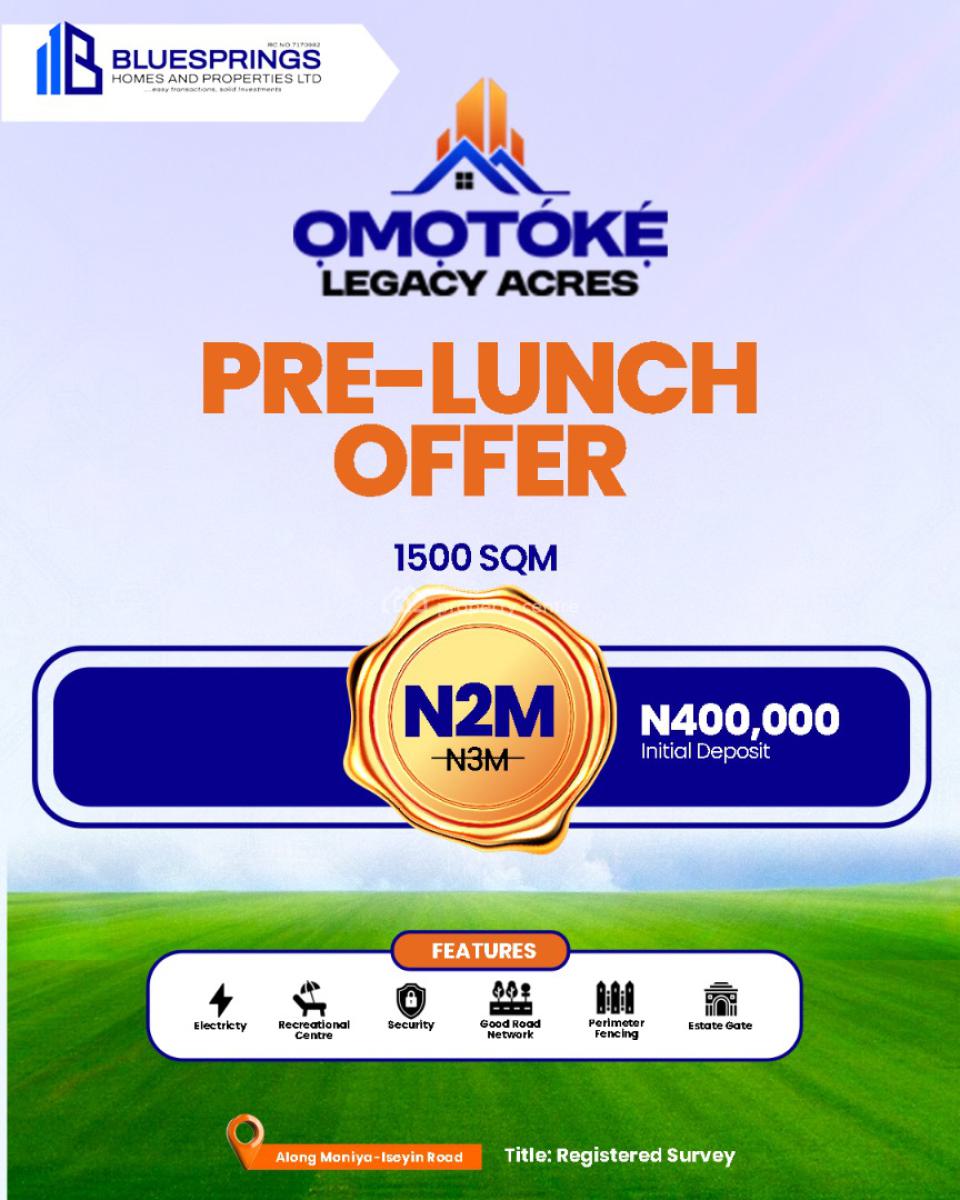 Acres of Land for Profitable Investment in a Thriving Location, Klm 34, Along Moniya-iseyin Road,, Ibadan, Oyo, Mixed-use Land for Sale
