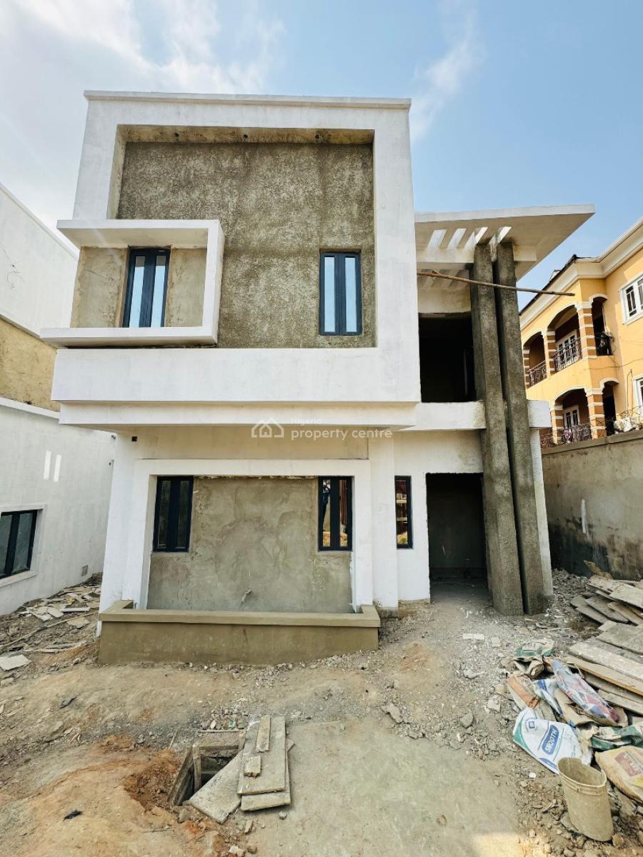 Smartly Built 4 Bedroom Fully Detached Duplex with Bq, 90% Complete, Ogba, Ikeja, Lagos, Detached Duplex for Sale