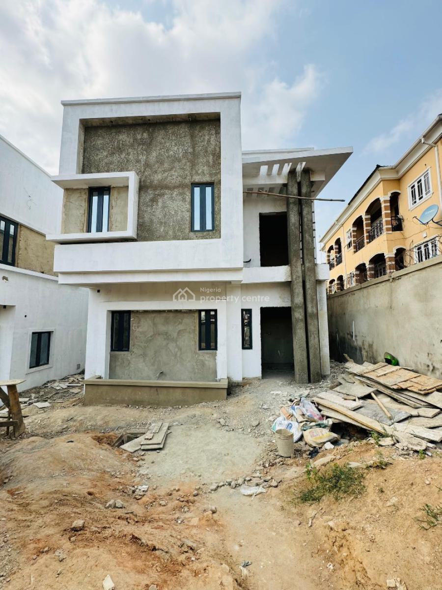 Smartly Built 4 Bedroom Fully Detached Duplex with Bq, 90% Complete, Ogba, Ikeja, Lagos, Detached Duplex for Sale