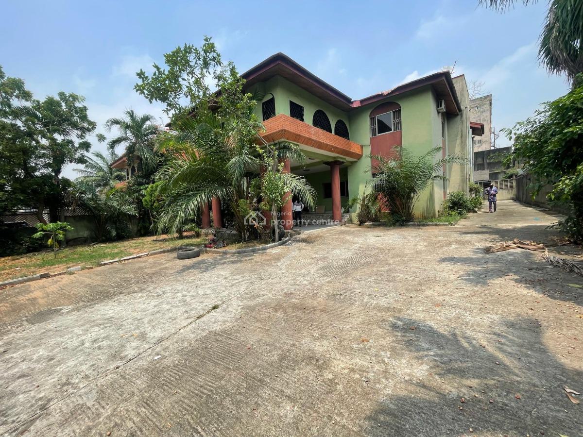 7 Bedroom Duplex with 3 Rooms Bq on Large Grounds, Close to The Gbagada Oshodi Express Way, Gbagada, Lagos, Detached Duplex for Rent