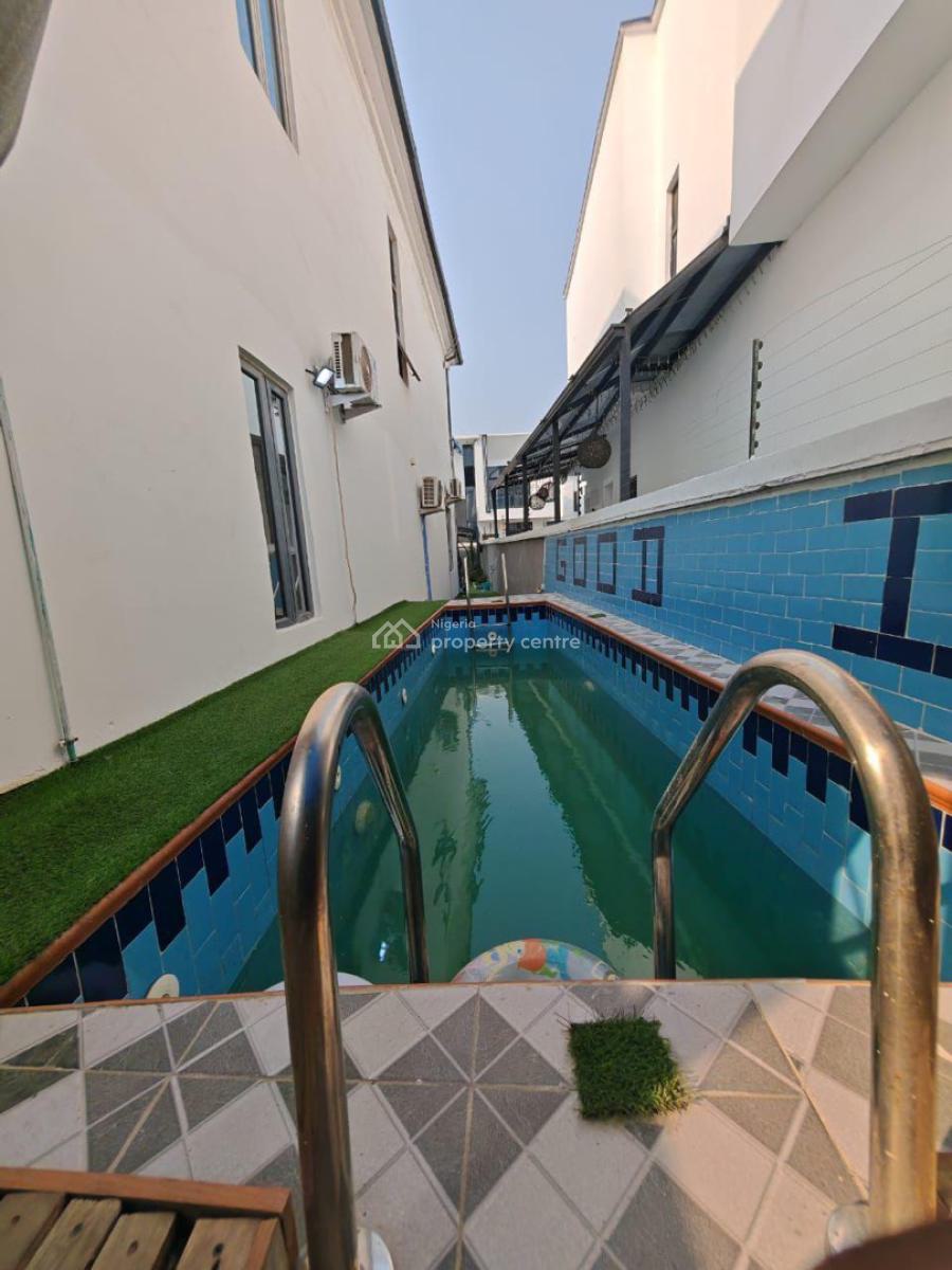 4 Bedroom Terraced Duplex Semi Furnished Top Notched with Pool and Gym, Orchid Road, Lekki, Lagos, Terraced Duplex for Sale