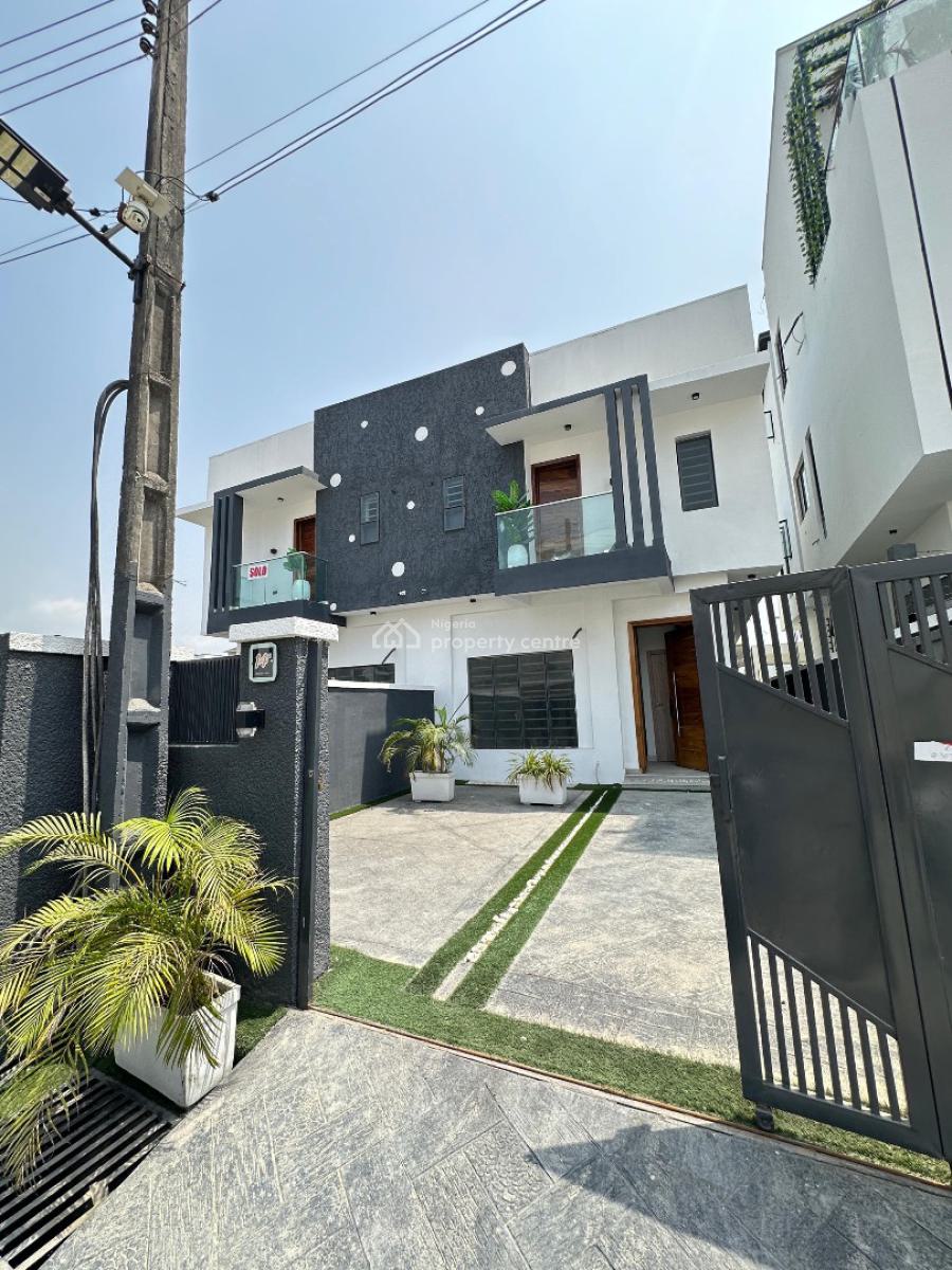 Well Finished 4 Bedroom Semi Detached Duplex with Bq, Ologolo, Lekki, Lagos, Semi-detached Duplex for Sale