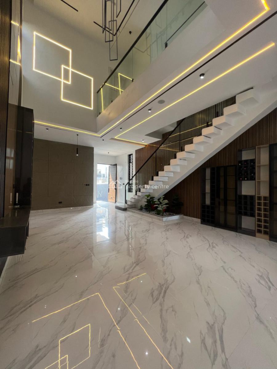 Contemporary 5bedroom Fully Detached Duplex with Swimming Pool and Bq, Within The Prestigious Lekki Palm City Estate,  Ajah, Lekki, Lagos, Detached Duplex for Sale