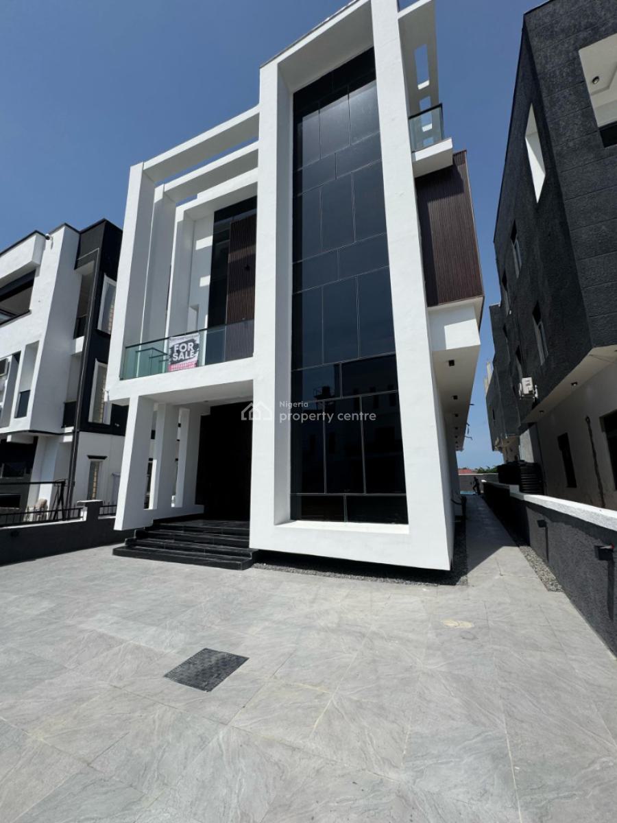 Upscale 5 Bedroom Contemporary Masterpiece with Swimming Pool, Within a Highly Sought After Estate,chevron Toll Gate, Lekki, Lagos, Detached Duplex for Sale