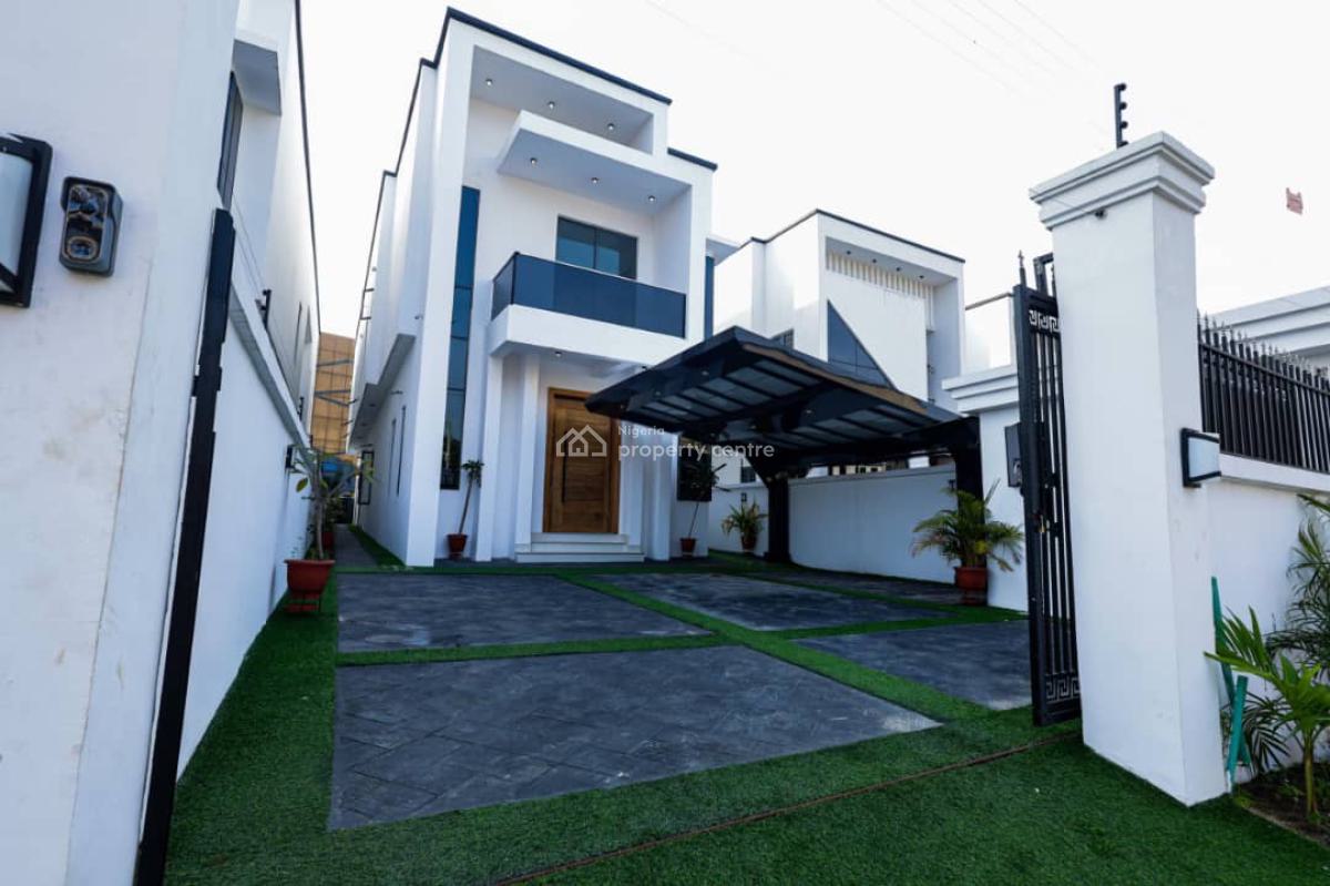 Spacious 5 Bedroom Detached Duplex with Swimming Pool and Bq, Chevron, Lekki, Lagos, Detached Duplex for Sale