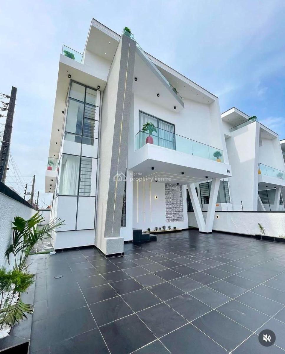 5 Bedrooms Fully-detached Luxury Duplex with Bq, Swimming Pool, Etc, Agungi, Lekki, Lagos, Detached Duplex for Sale