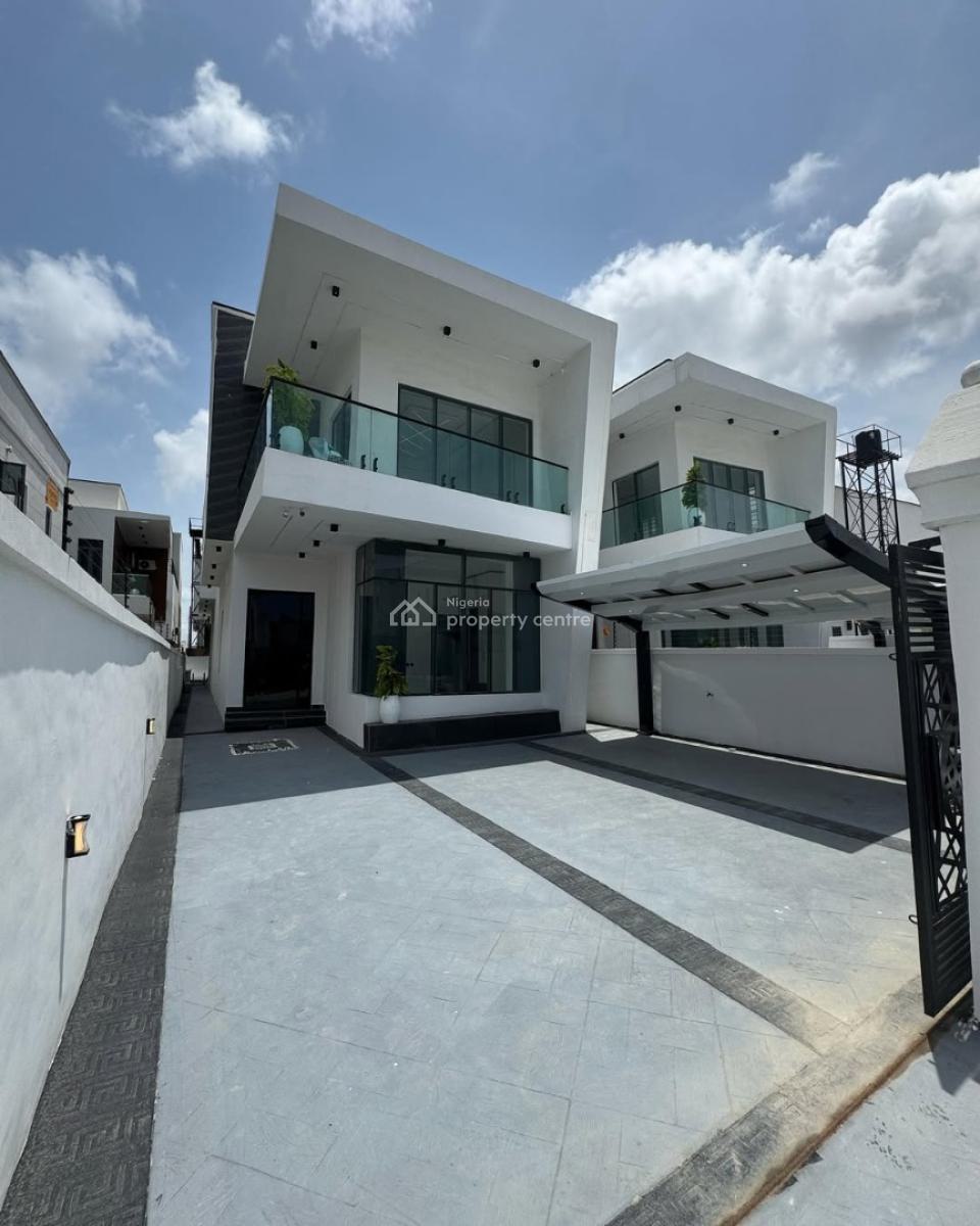 Contemporary 5-bedroom Fully Detached Duplex with Bq & Swimming Pool, Ajah, Lagos, Detached Duplex for Sale