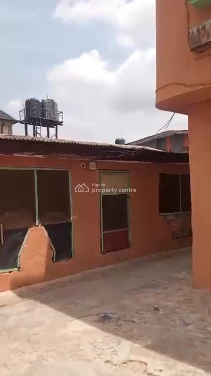 Highly Spacious 13 Bedroom Block of Flats with 4 Shops, Ojokoro, Ifako-ijaiye, Lagos, Block of Flats for Sale