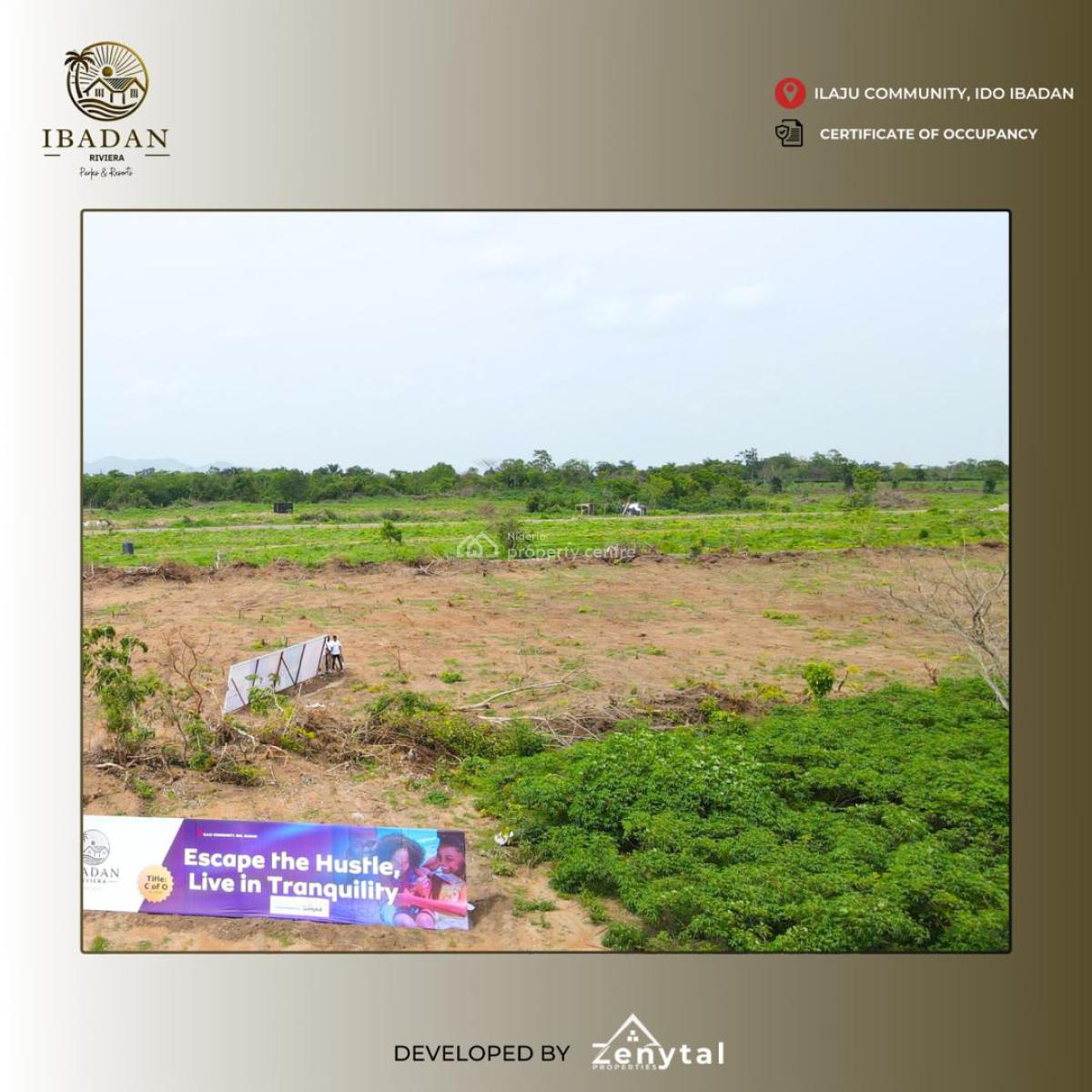 Affordable Land, Facing Expressway, Ibadan Riviera Park and Resort Estate Ilaju Community, Ibadan, Oyo, Mixed-use Land for Sale