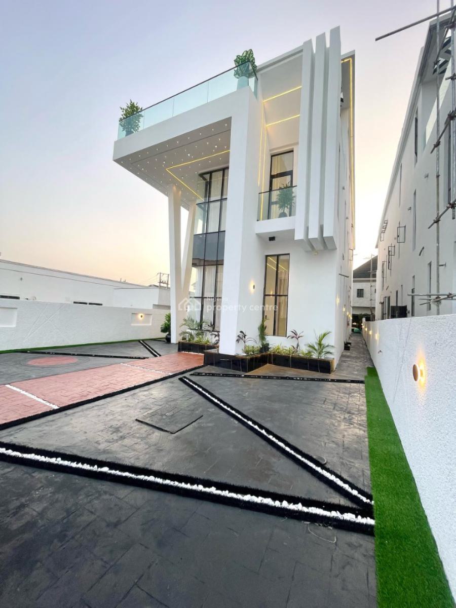 Fantastically Perched Luxury 5 Bed Smart Home with Cinema, Chevron, Lekki, Lagos, Detached Duplex for Sale