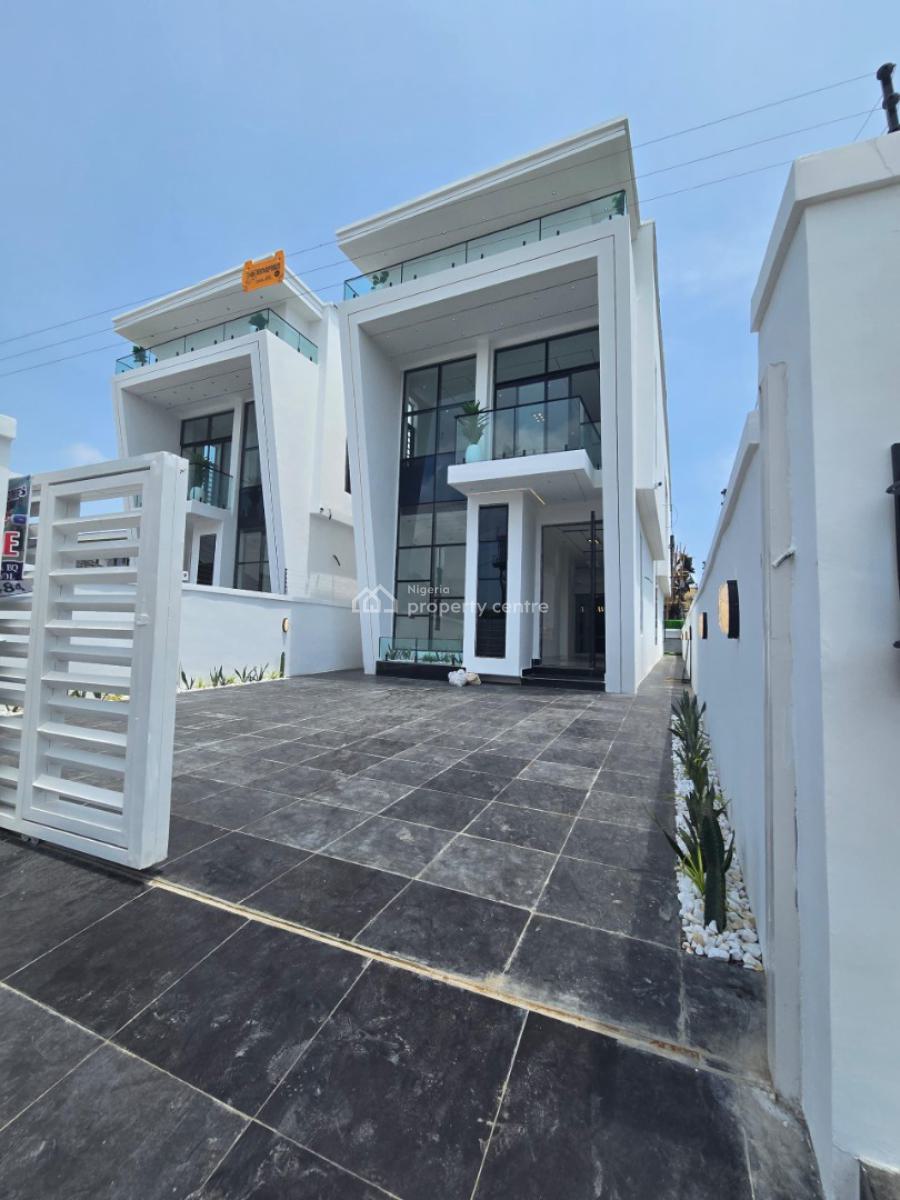 Ultra-modern 4 Bedroom Fully Detached Duplex with Pool & Bq, Ikota, Lekki, Lagos, Detached Duplex for Sale