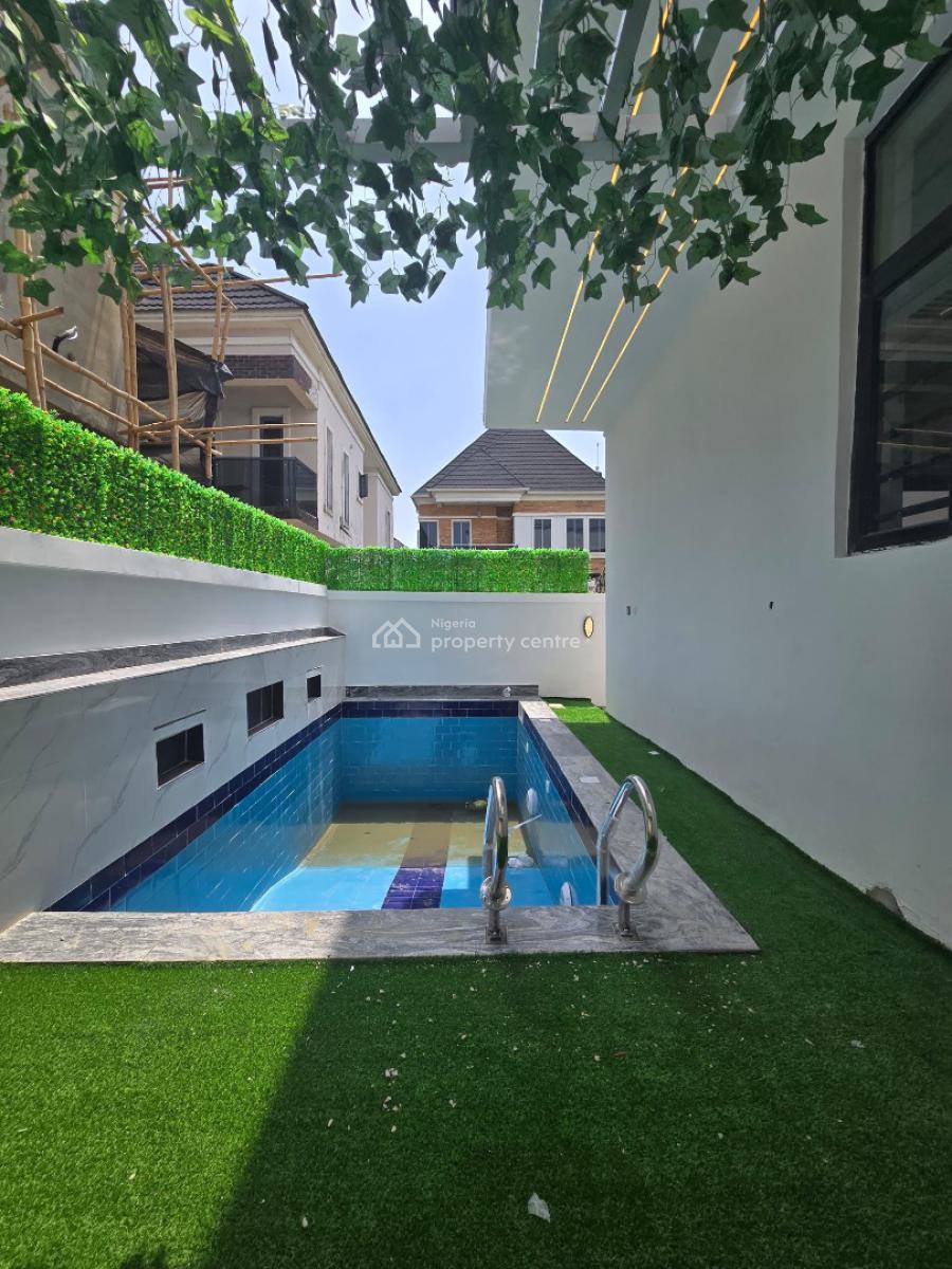 Ultra-modern 4 Bedroom Fully Detached Duplex with Pool & Bq, with Spacious Rooms, Pool and a Bq, Ikota, Lekki, Lagos, Detached Duplex for Sale