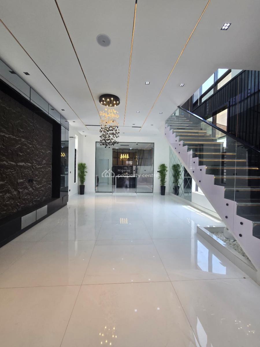 Ultra-modern 5 Bedroom Fully Detached Duplex with Pool & Bq, Chevron, Lekki, Lagos, Detached Duplex for Sale