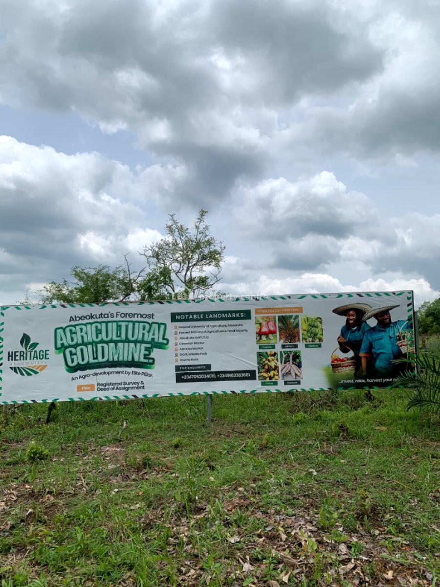 Secured Agricultural Land in Abeokuta, Abeokuta, Abeokuta North, Ogun, Mixed-use Land for Sale