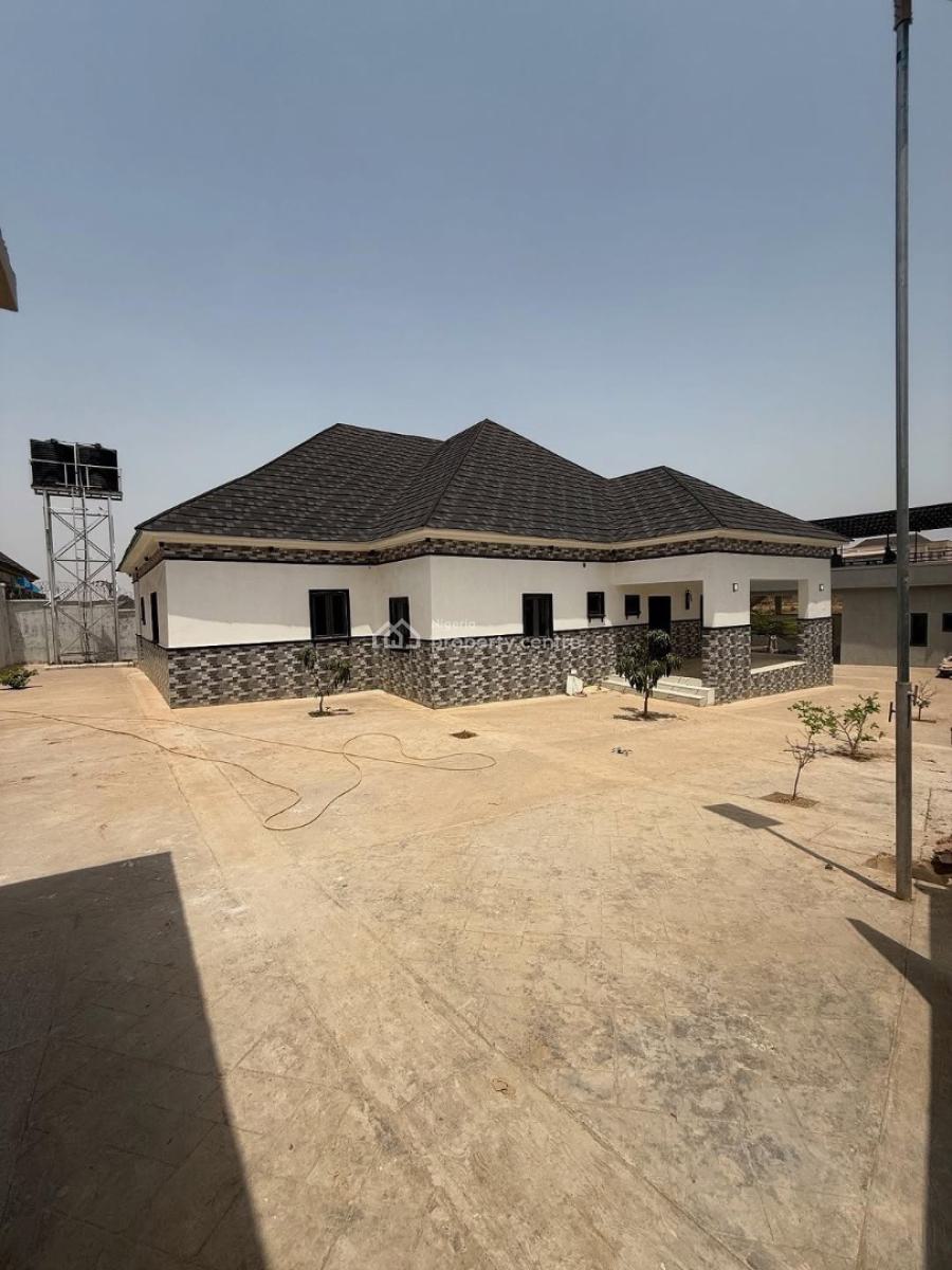 Exquisite 4bedroom Detached Bungalow with a Room Bq, Galadimawa, Abuja, Detached Bungalow for Sale