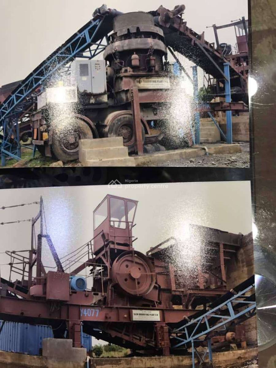 40 Hectares Quarry Land with All Equipments, Apo, Abuja, Apo, Abuja, Factory for Sale